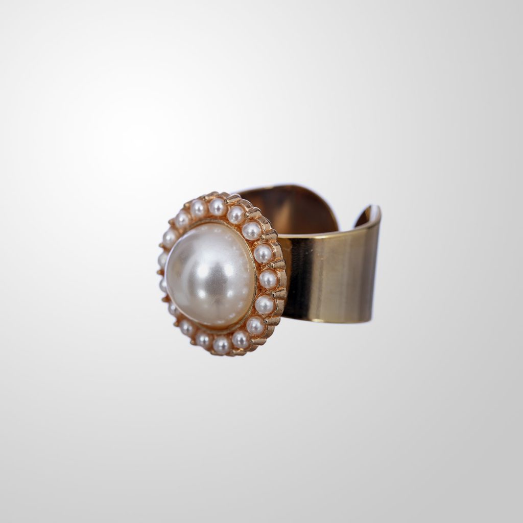 Classic Costume Pearl Ring
