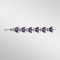 Violet Rhinestone Bracelet