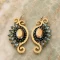 Captivating Champagne Crystal Drop Earrings