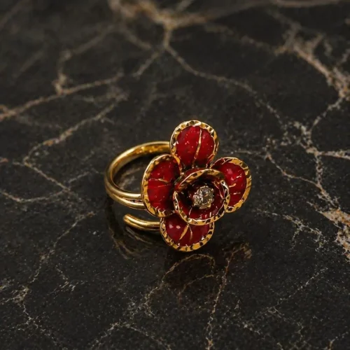 Rosso Fiore Ring