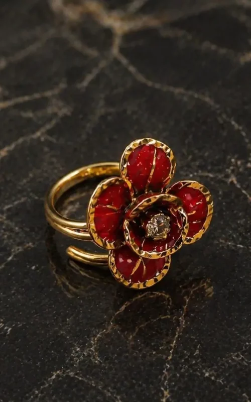 Rosso Fiore Ring