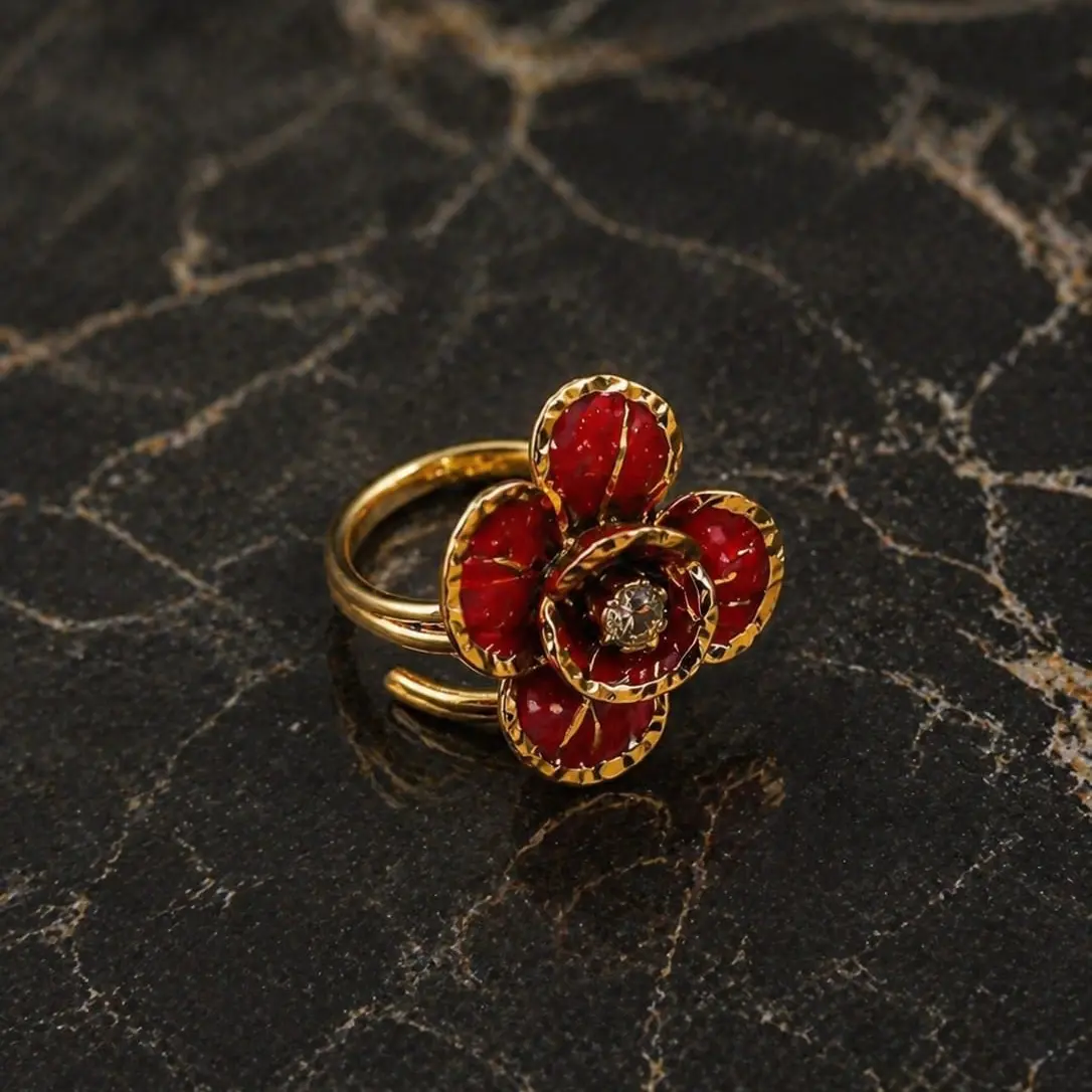 Rosso Fiore Ring