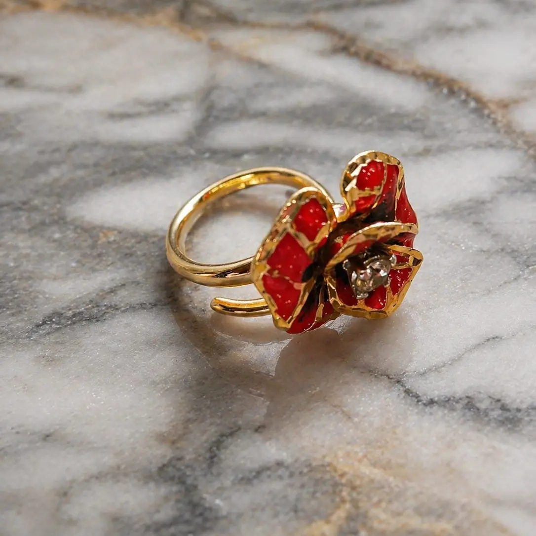 Rosso Fiore Ring - Image 4