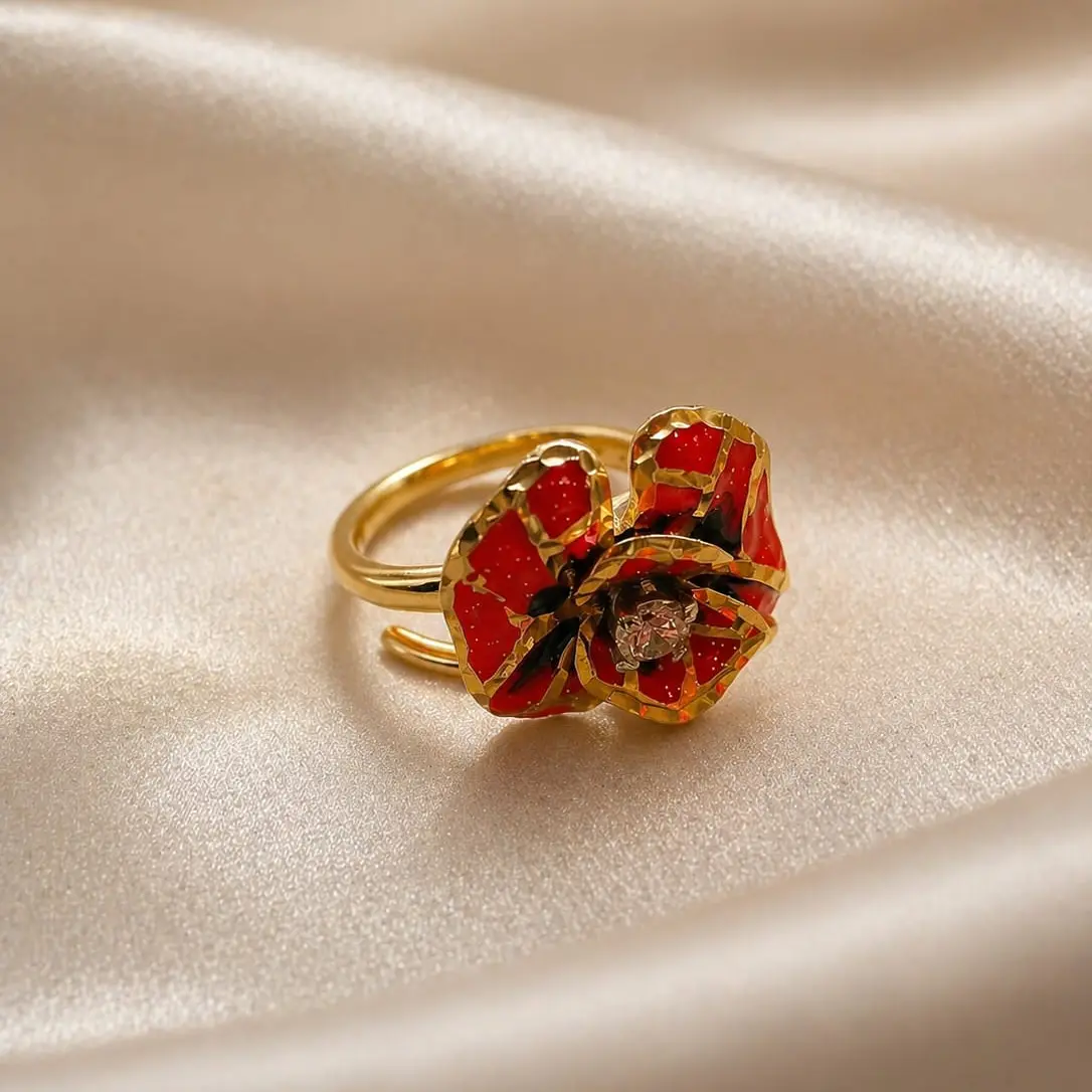 Rosso Fiore Ring - Image 3