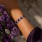 Violet Rhinestone Bracelet